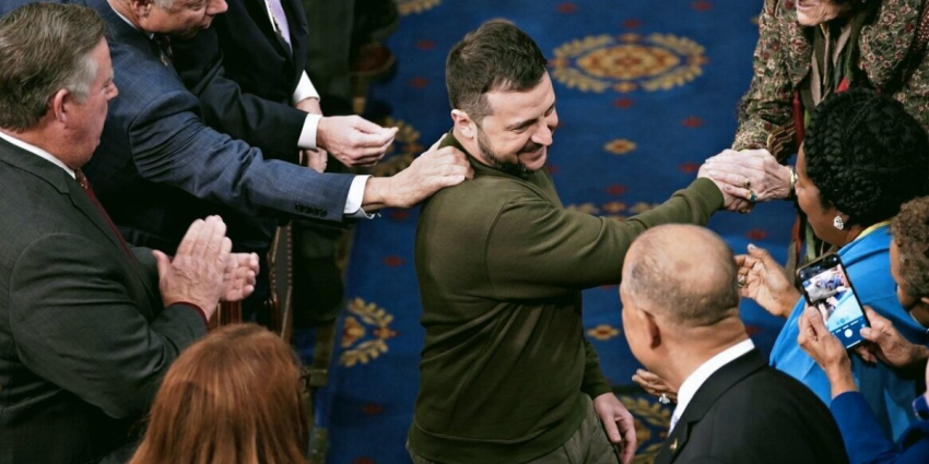В США был звездный час артиста Зеленского и любой актёр в мире позавидует такому успеху и аплодисментам