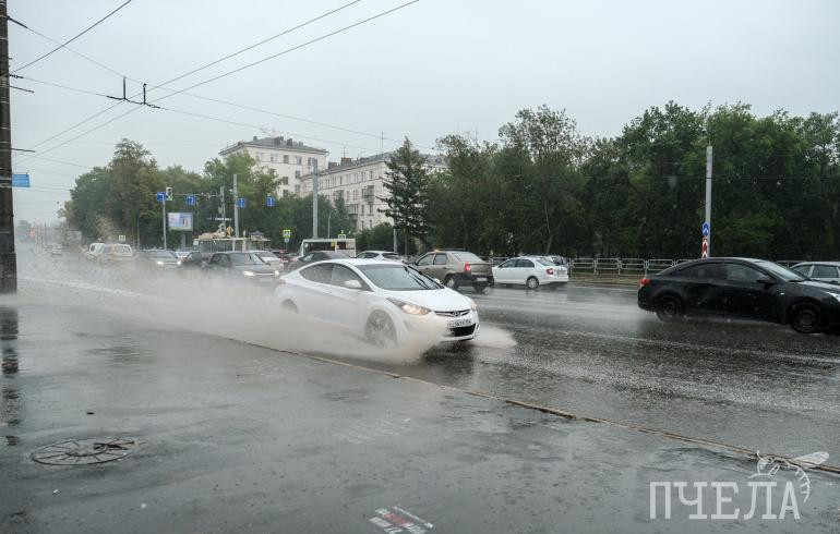 В Челябинске составили список участков, которые подтапливает во время ливней