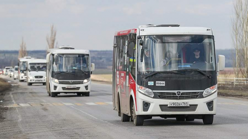 Автобусы запустили вместе с трамваями на Живописной улице