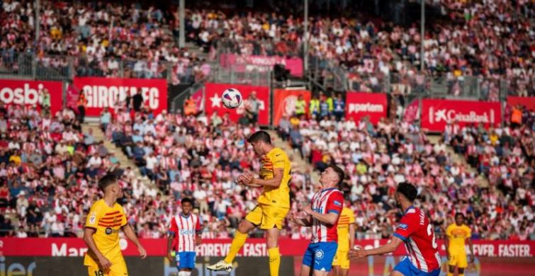 «Жирона» оказалась сильнее «Барселоны» в битве за вторую строчку Ла Лиги