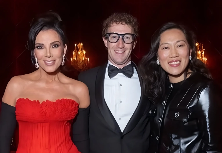 Марк Цукерберг и Джефф Безос с жёнами, Мэрайя Кэри, Пэрис Хилтон посетили "вечеринку года" в честь 70-летия Крис Дженнер