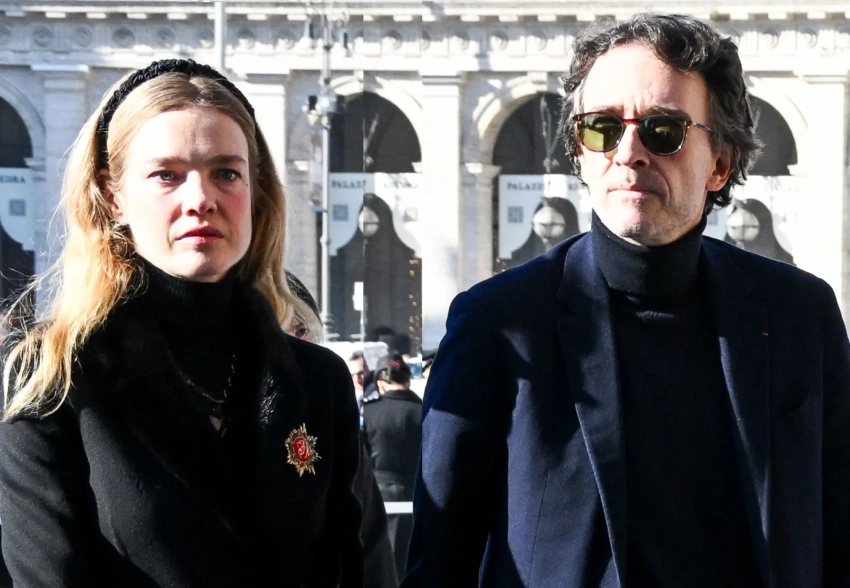 Наталья Водянова с мужем-миллиардером Антуаном Арно посетили похороны основателя Valentino Валентино Гаравани