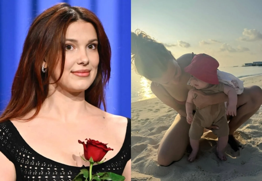 Милли Бобби Браун перестала скрывать лицо удочерённой девочки