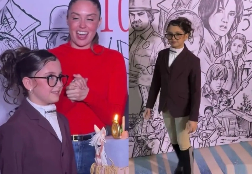 Агата Муцениеце отпраздновала 10-летие дочери от Павла Прилучного