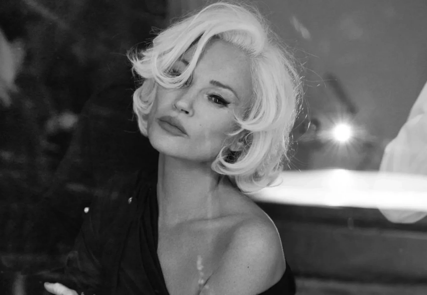 52-летняя Кейт Мосс снялась в образе Мэрилин Монро