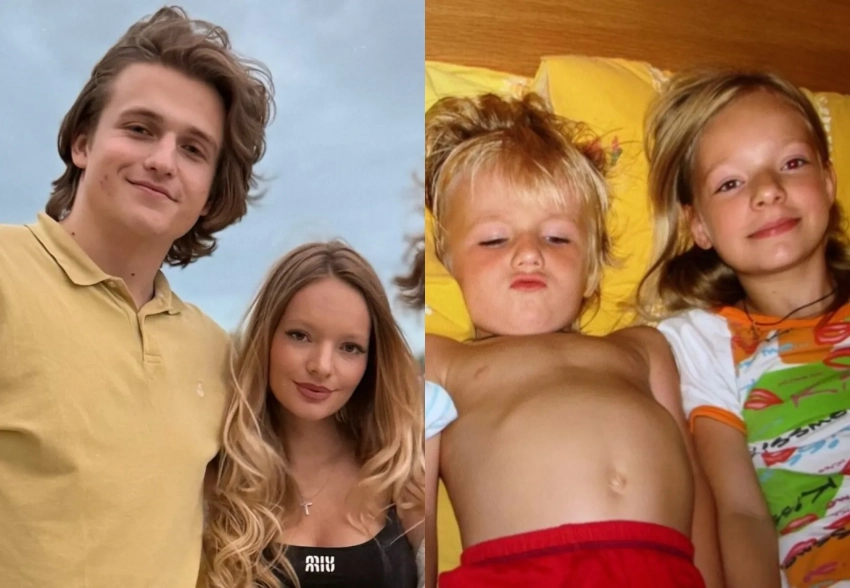 Елизавета Пескова показала архивные фото с младшим братом по случаю его 22-летия