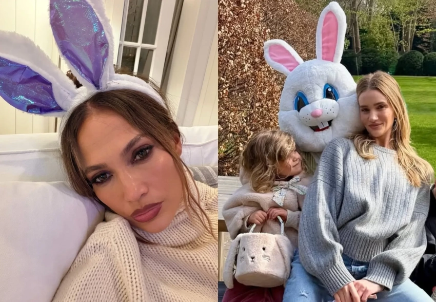 Дженнифер Лопес, Светлана Бондарчук, Рози Хантингтон-Уайтли, Кристина Орбакайте, Наталья Михалкова отметили католическую Пасху и Вербное воскресенье